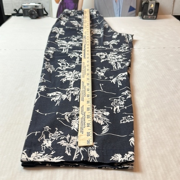 90s Talbots Palm Springs Pants 100% Cotton Resort Golf Coastal Grandmillennial - Picture 12 of 14